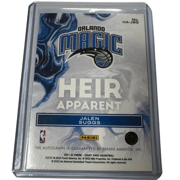Jalen Suggs 2021-22 Panini Court Kings 34/49 Auto Heir Apparent RC #HA-JSG - Picture 2 of 3